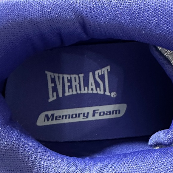 Everlast Pace 2 Memory Foam Purple and White Sneakers Women’s 8.5 New - Picture 2 of 9